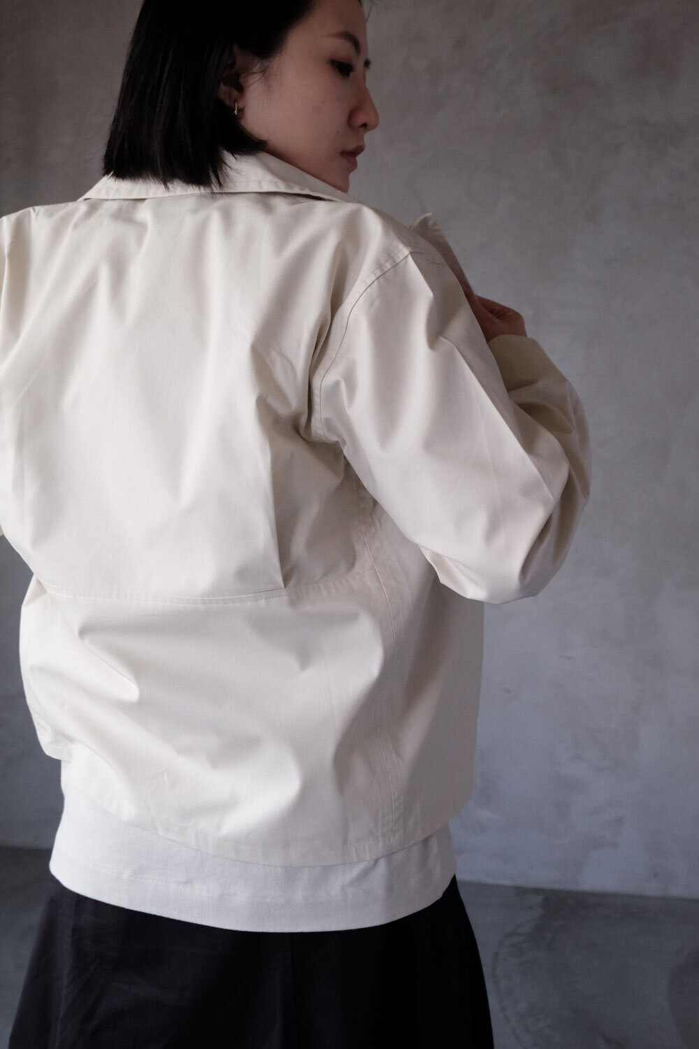 The HINOKI Organic Cotton Weather Short Shirt Jacket