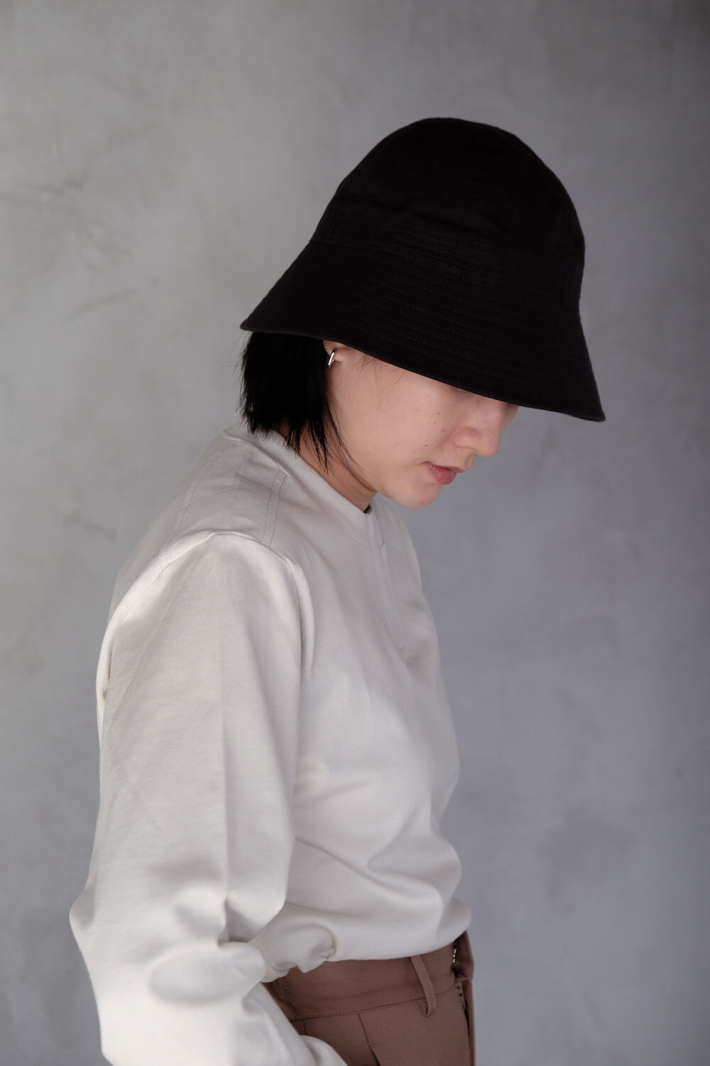 The HINOKI Organic Cotton Poplin Paneled Hat