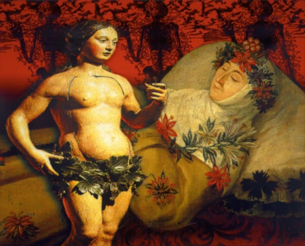 La Monja Coronada. Giclée print. 22" x 16." 1997.
