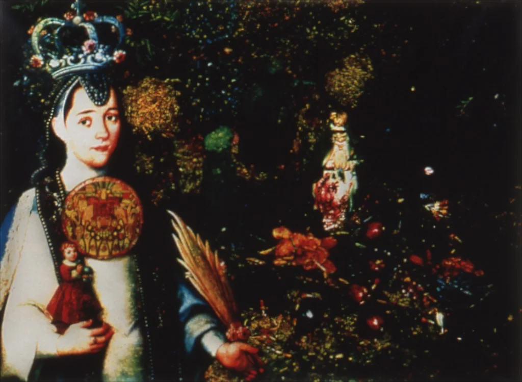 La Monja en el Jardin. Giclée print. 22" x 16." 1997. 