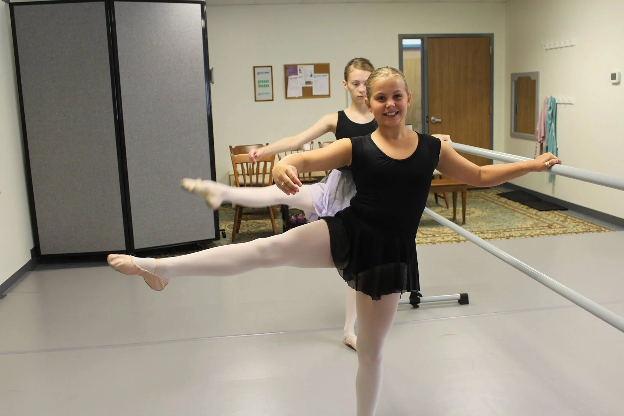 Students practice in our first space on Lehman Avenue