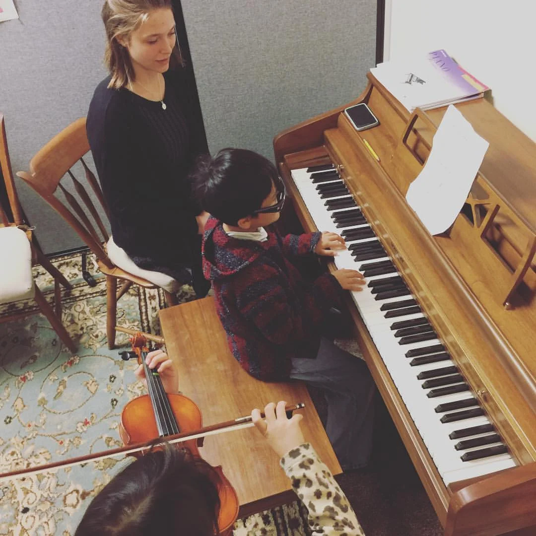 Students practice in our first space on Lehman Avenue
