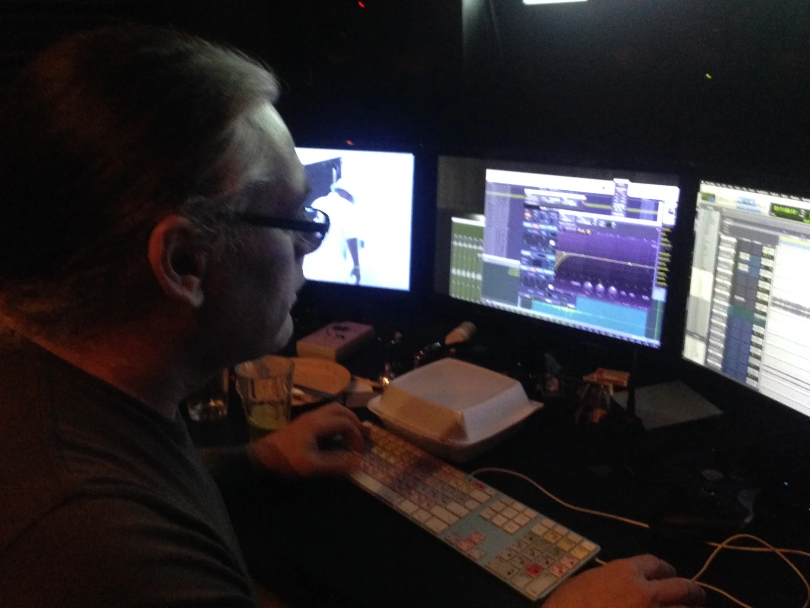 Mixing sound for WHEEL OF LIFE with the remarkably talented Will Storkson.