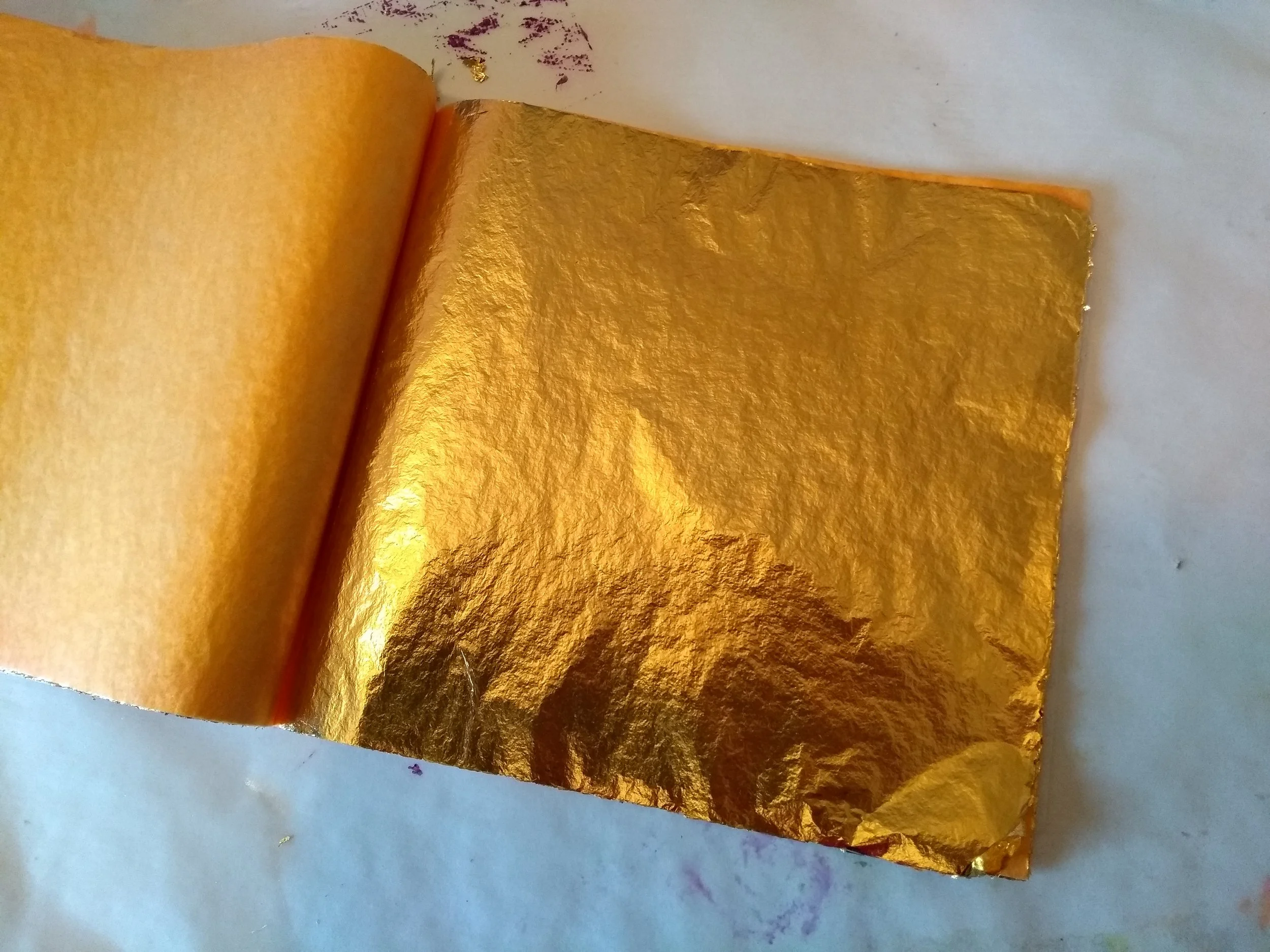 Composite Gold Leaf Squares
