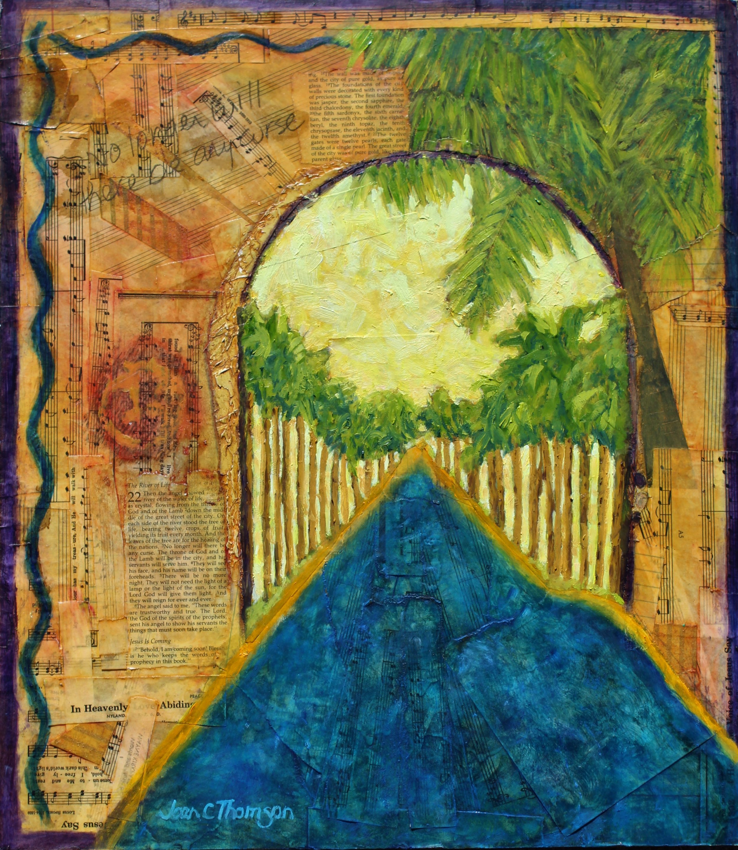 River of Life painting