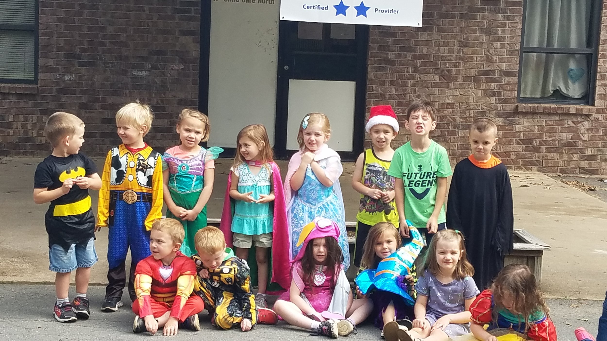 Cabot East Justice Childcare having fun costume dress-up day 3.jpg