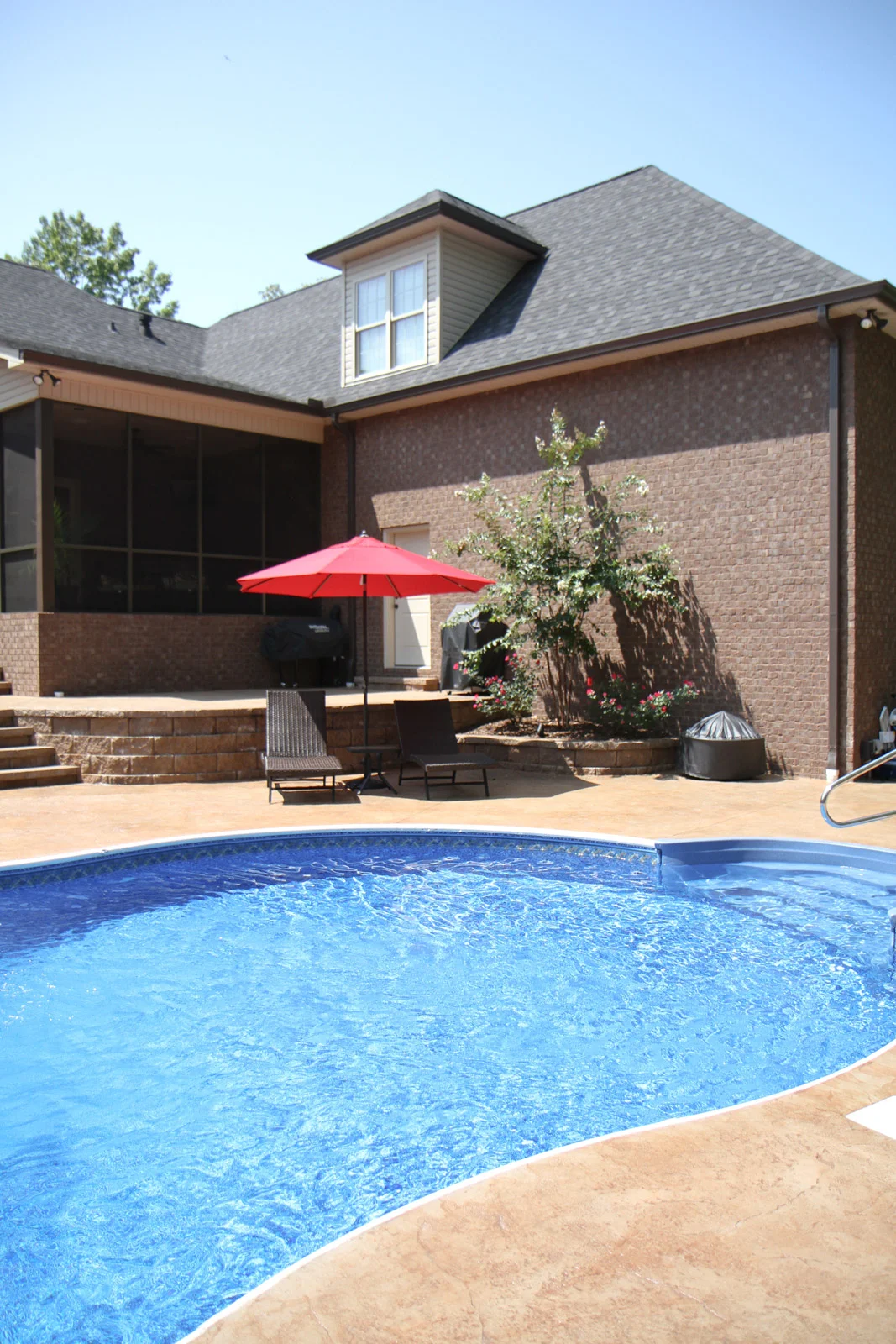 pools with outdoor living areas on Q Pool And Outdoor Living Area W O Construction