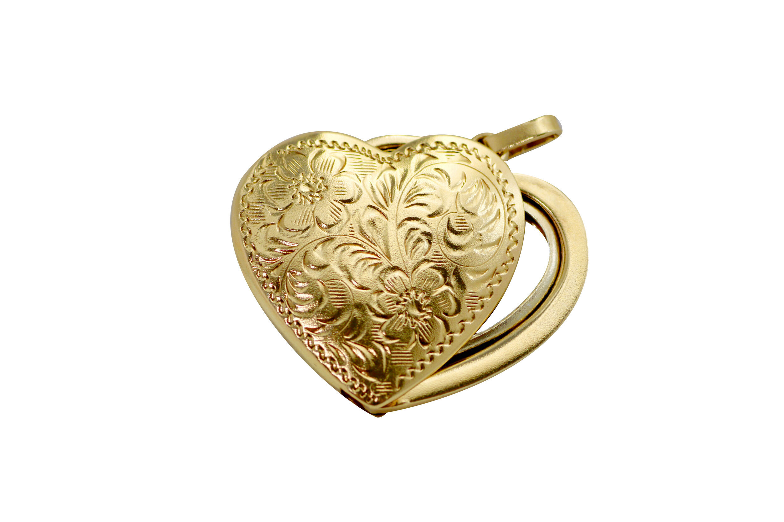 Gold Heart Locket #6558 — Marsh \u0026 Son