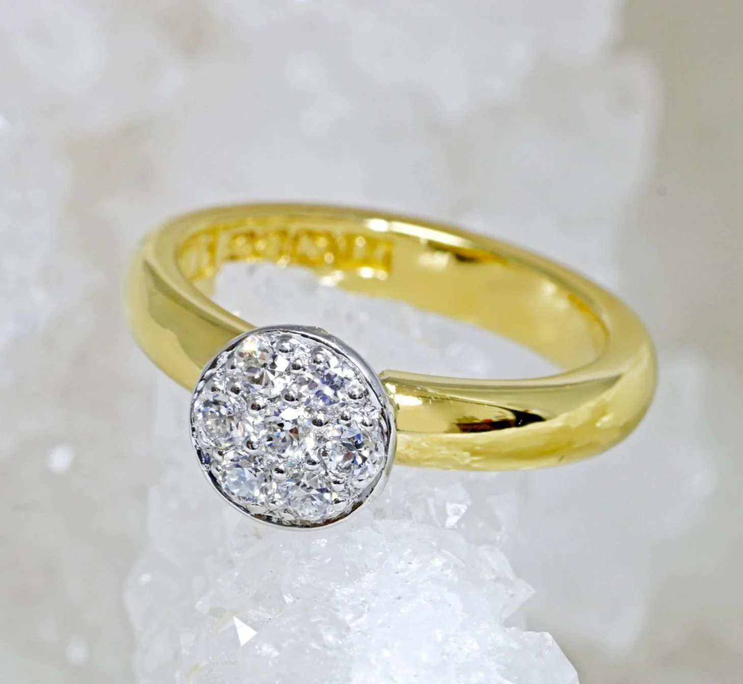 18K Diamond Cluster #3158 — Marsh Son