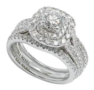 Vera Wang Diamond Wedding Set #7015 — Marsh Son