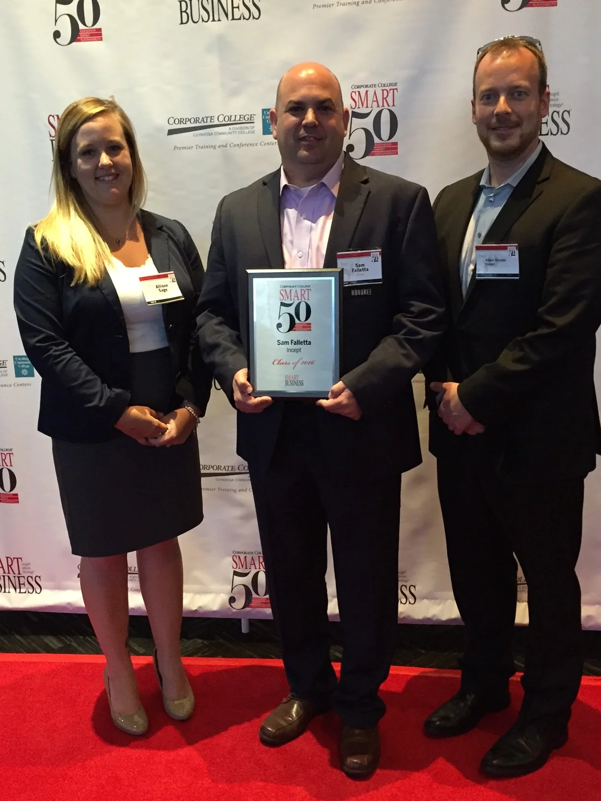 Incept CEO Presented Smart 50 Award