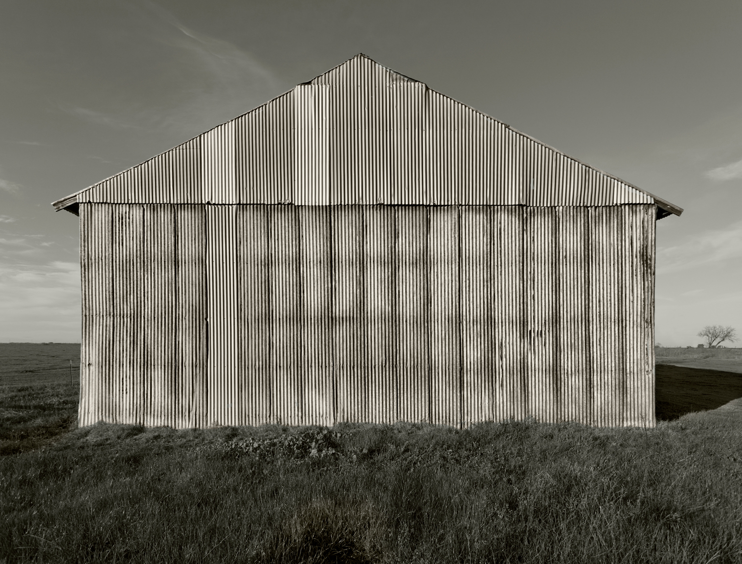 Corrogated barn