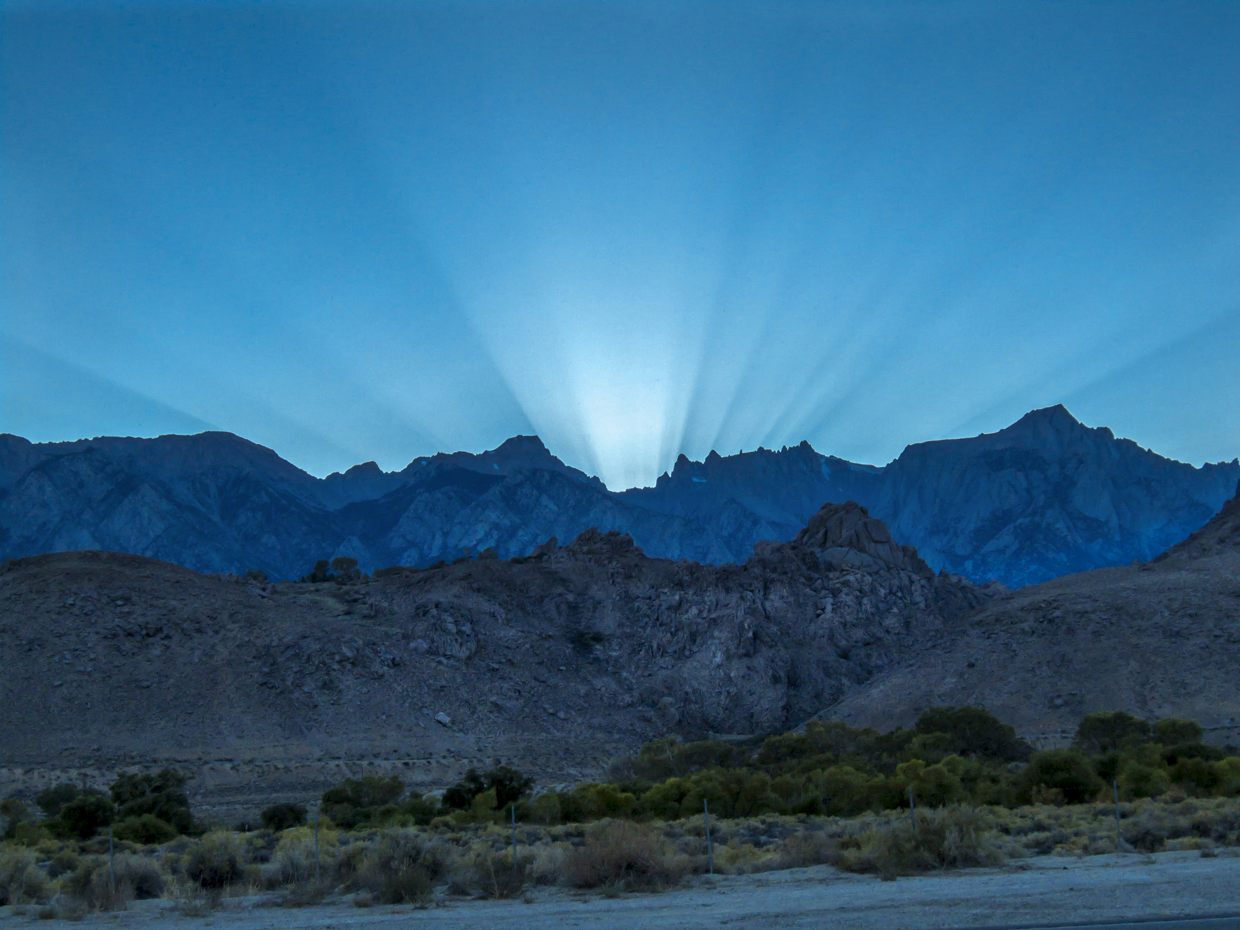 Eastern Sierras from Highway 395