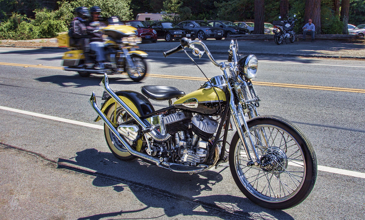 1940 Harley Davidson Flathead Chopper