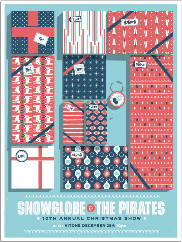 The Pirates and Snowglobe 9th Annual Christmas Show, 2012