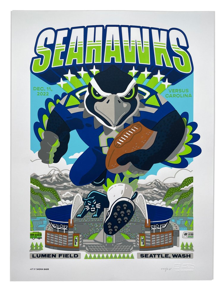 Seahawks Game Day Poster — SASHA BARR