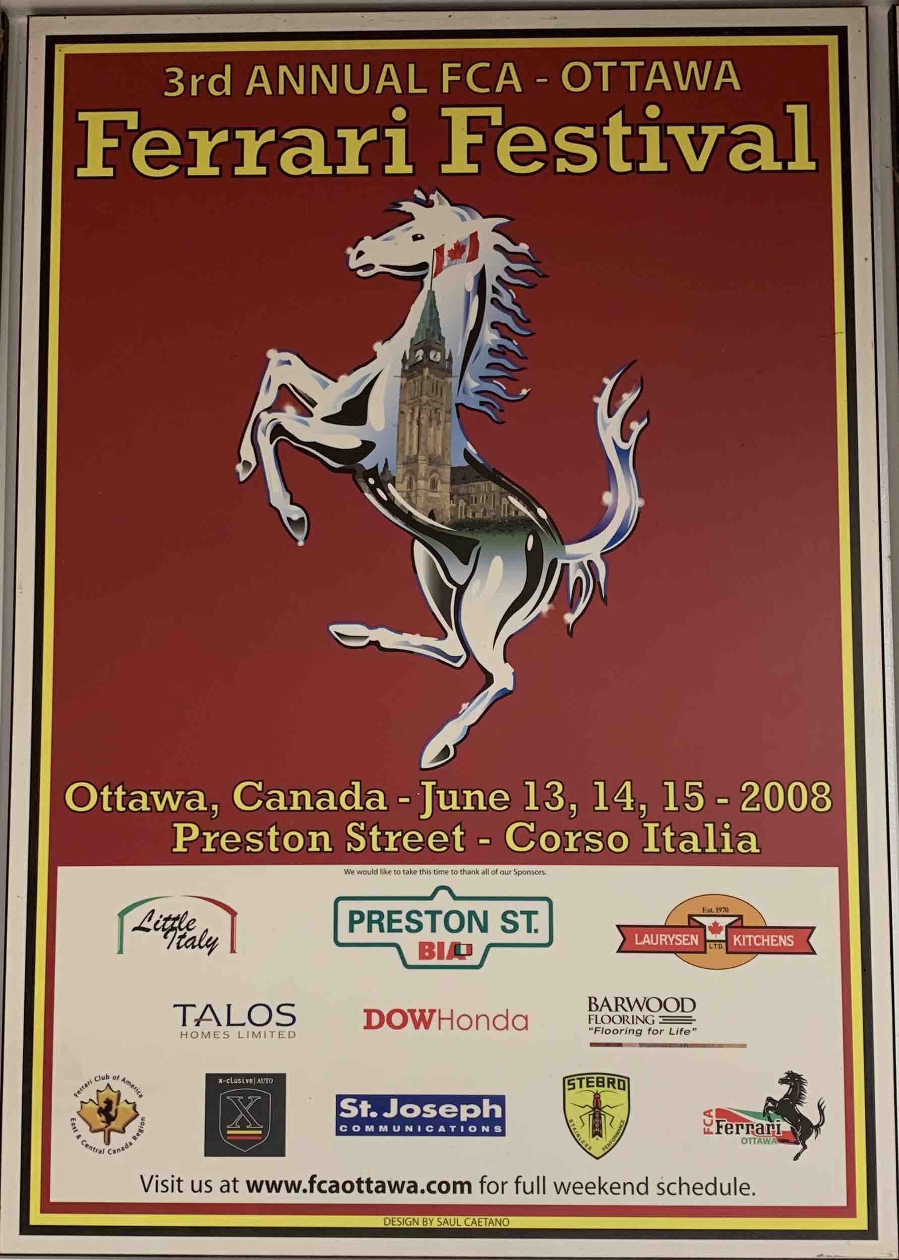 3rd Ottawa Ferrari Festival