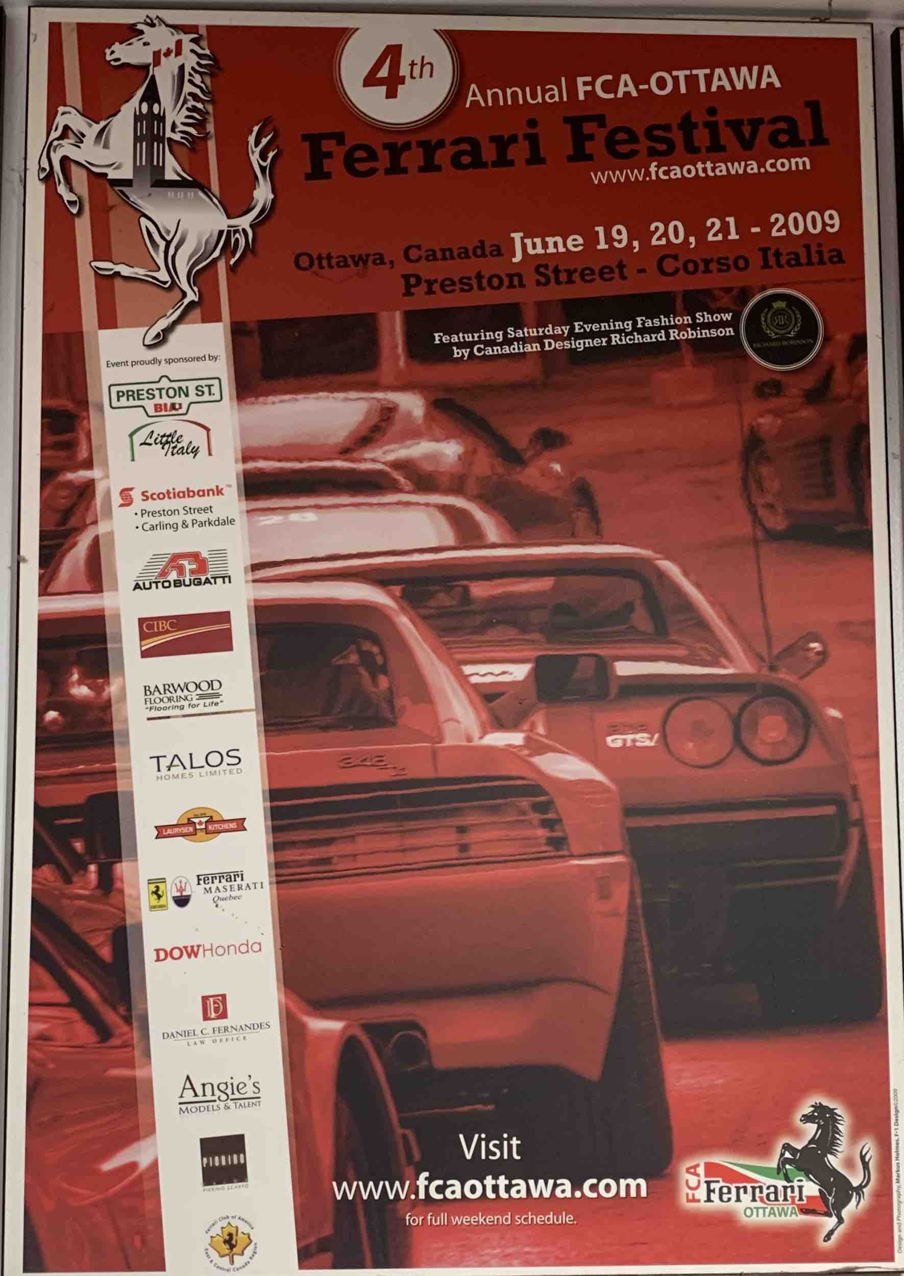 4th Ottawa Ferrari Festival