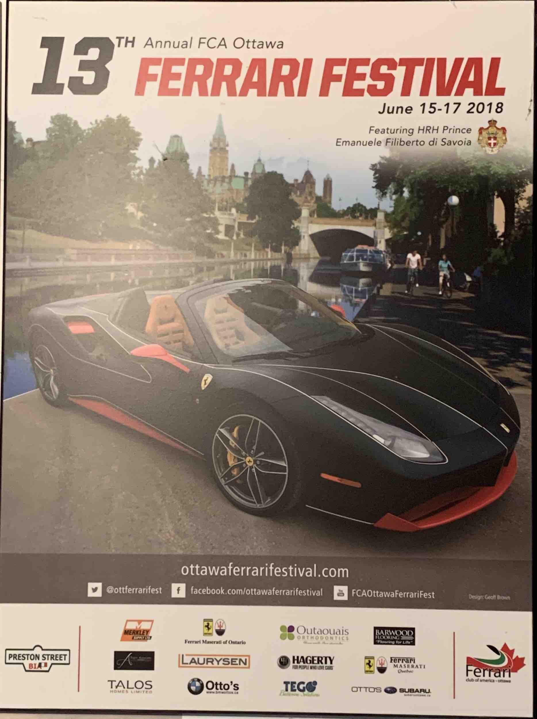 13th Ottawa Ferrari Festival