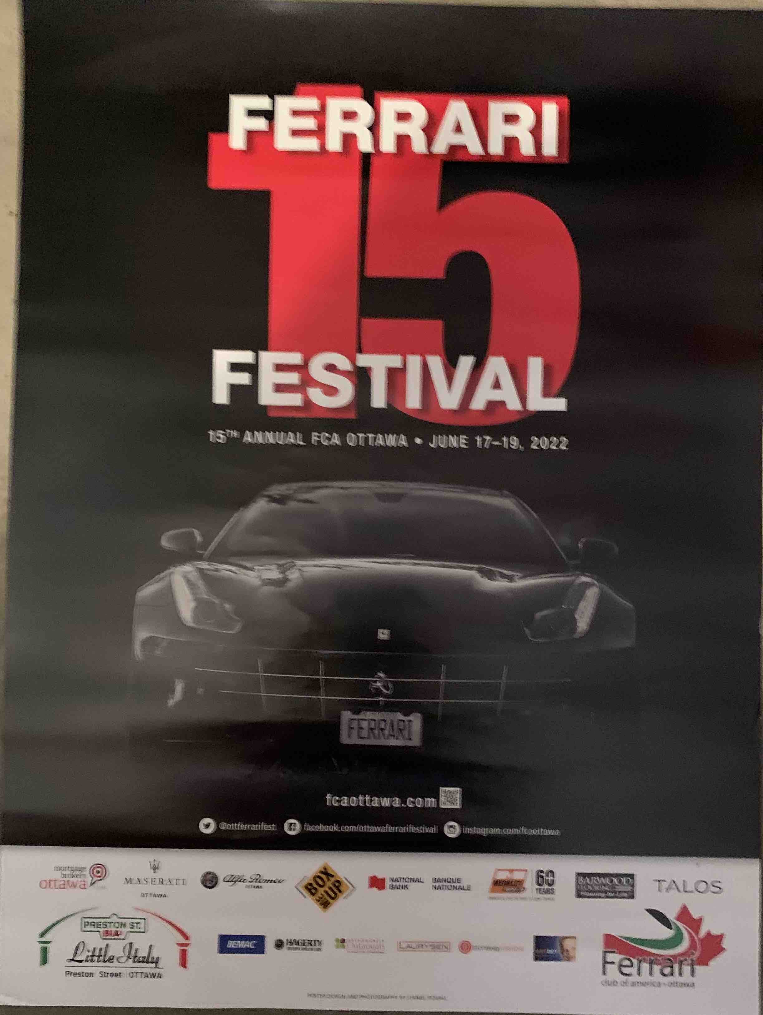 15th Ottawa Ferrari Festival