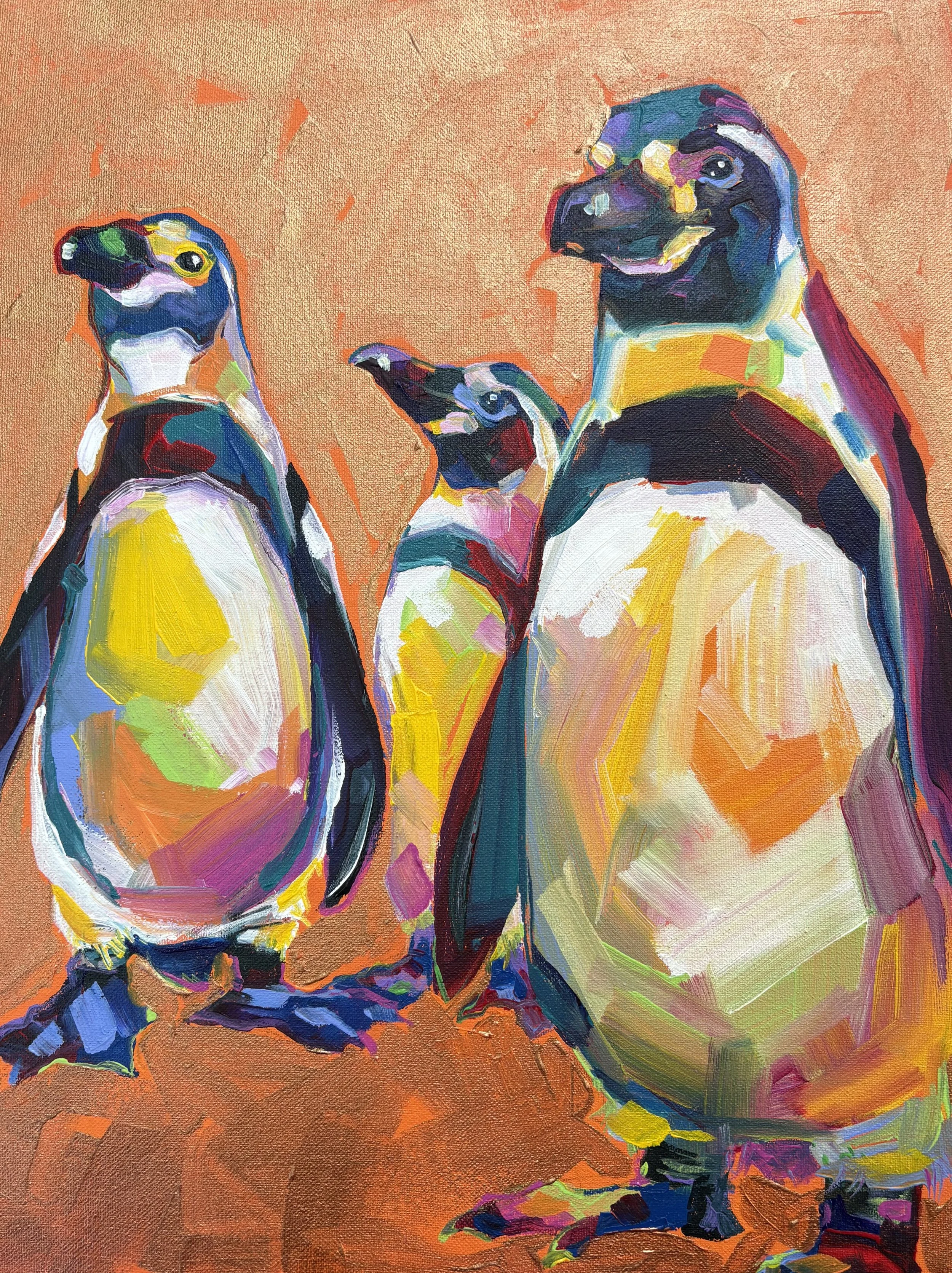 Colorful Penguins