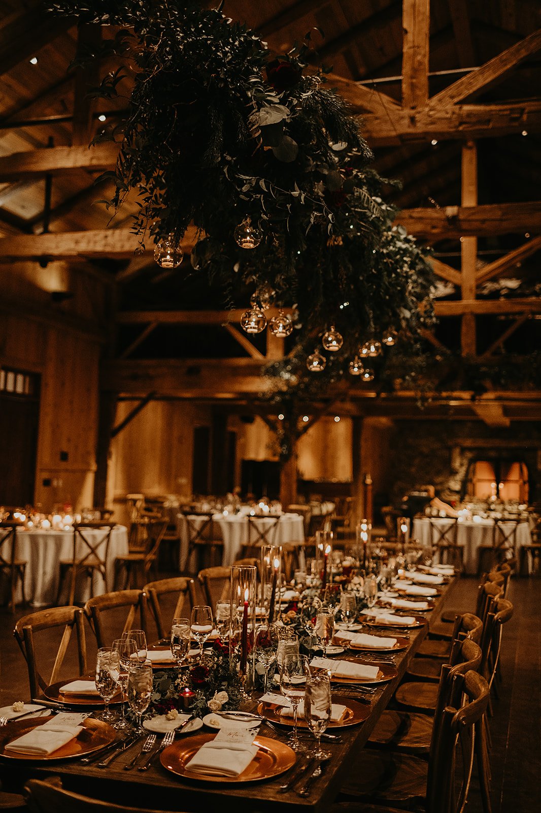 Devil's Thumb Ranch wedding reception