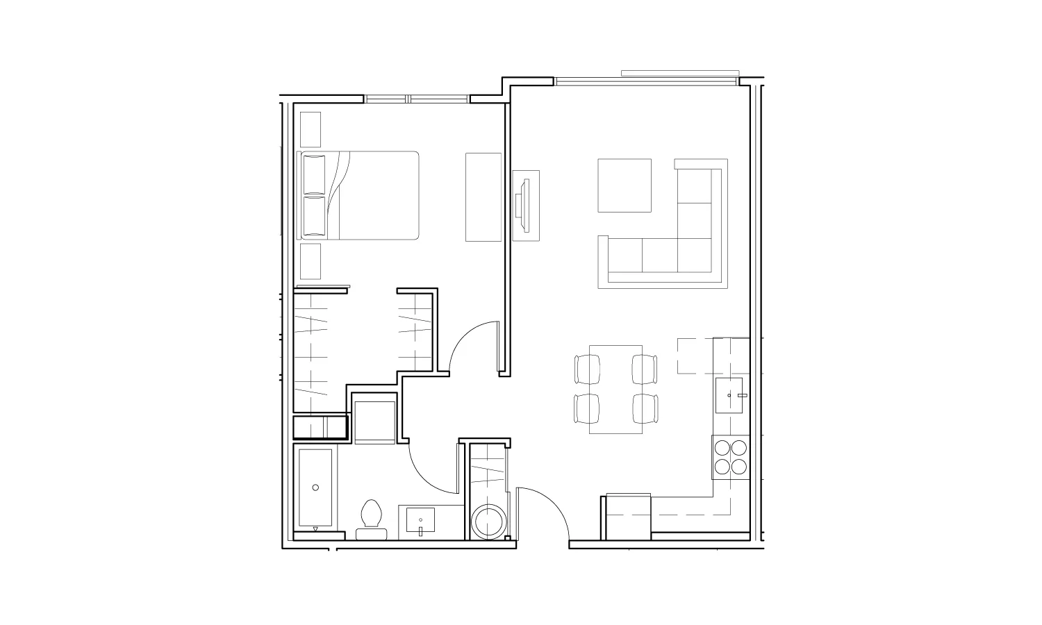 1 BED C