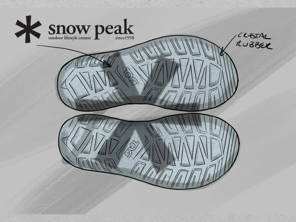 teva x snow peak