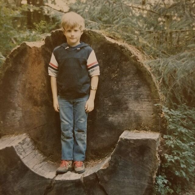 Another #throwbackthursday from our @perpetual_motion_nw team! Here is Jason, 8 years old exploring the Olympic National Park! 
_______________________________________________________
#explorewashington #olympicnationalpark #tbt #waybackwhen #hiking 