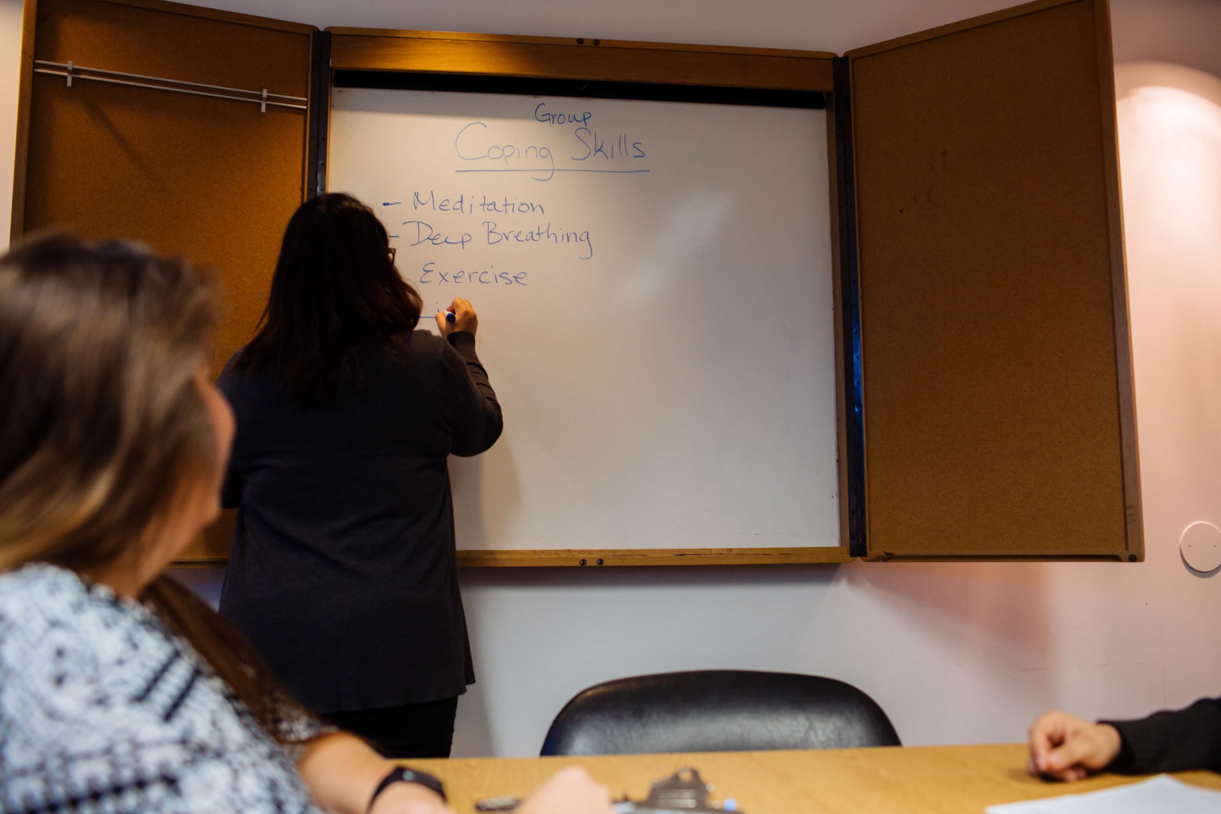  mental health group in a meeting 