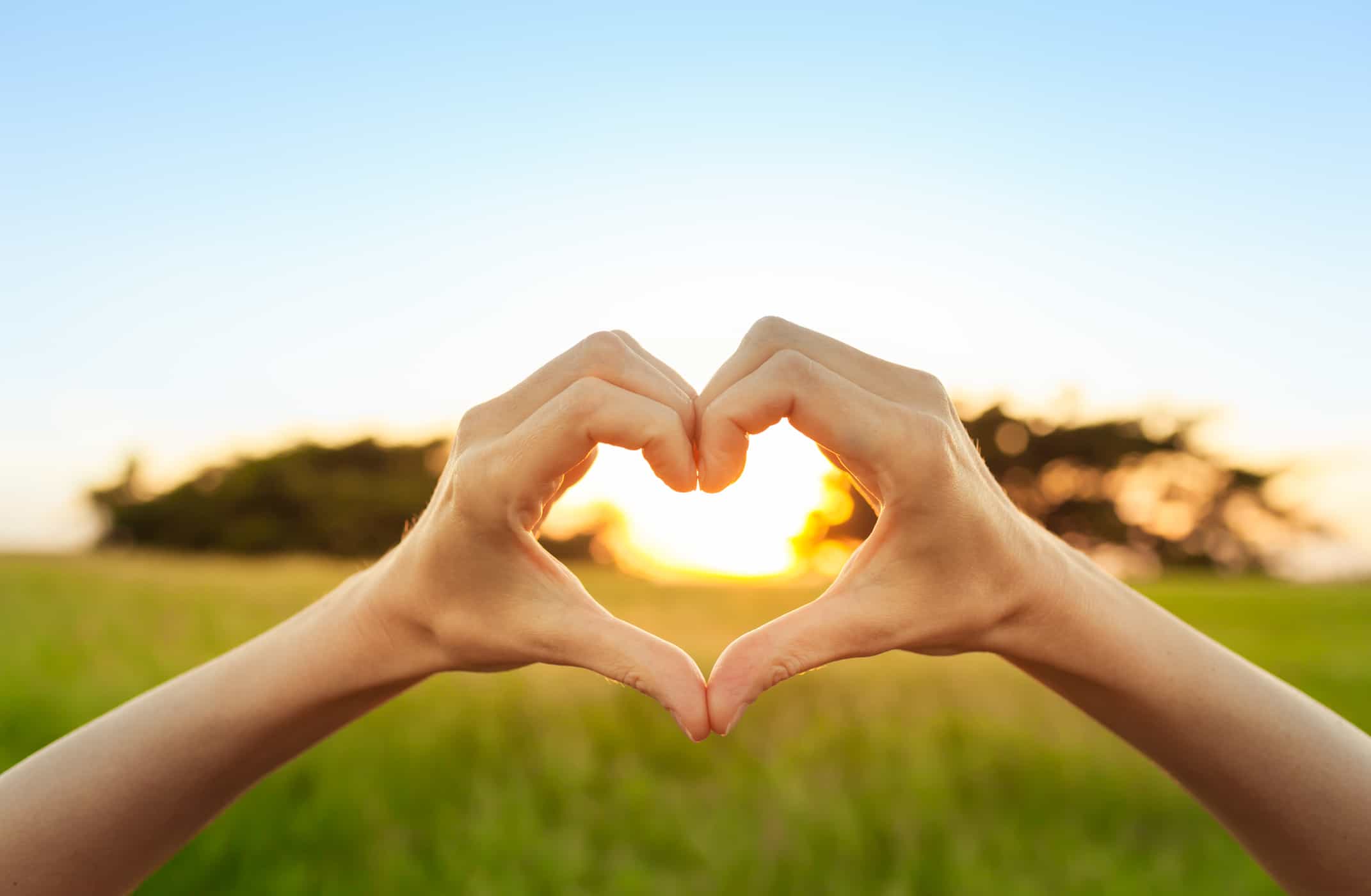  person forming the shape a of a heart with hands 