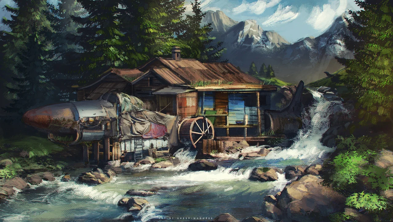 Original concept by Olga Orlova. I'm linking her portfolio at the bottom of this post! 