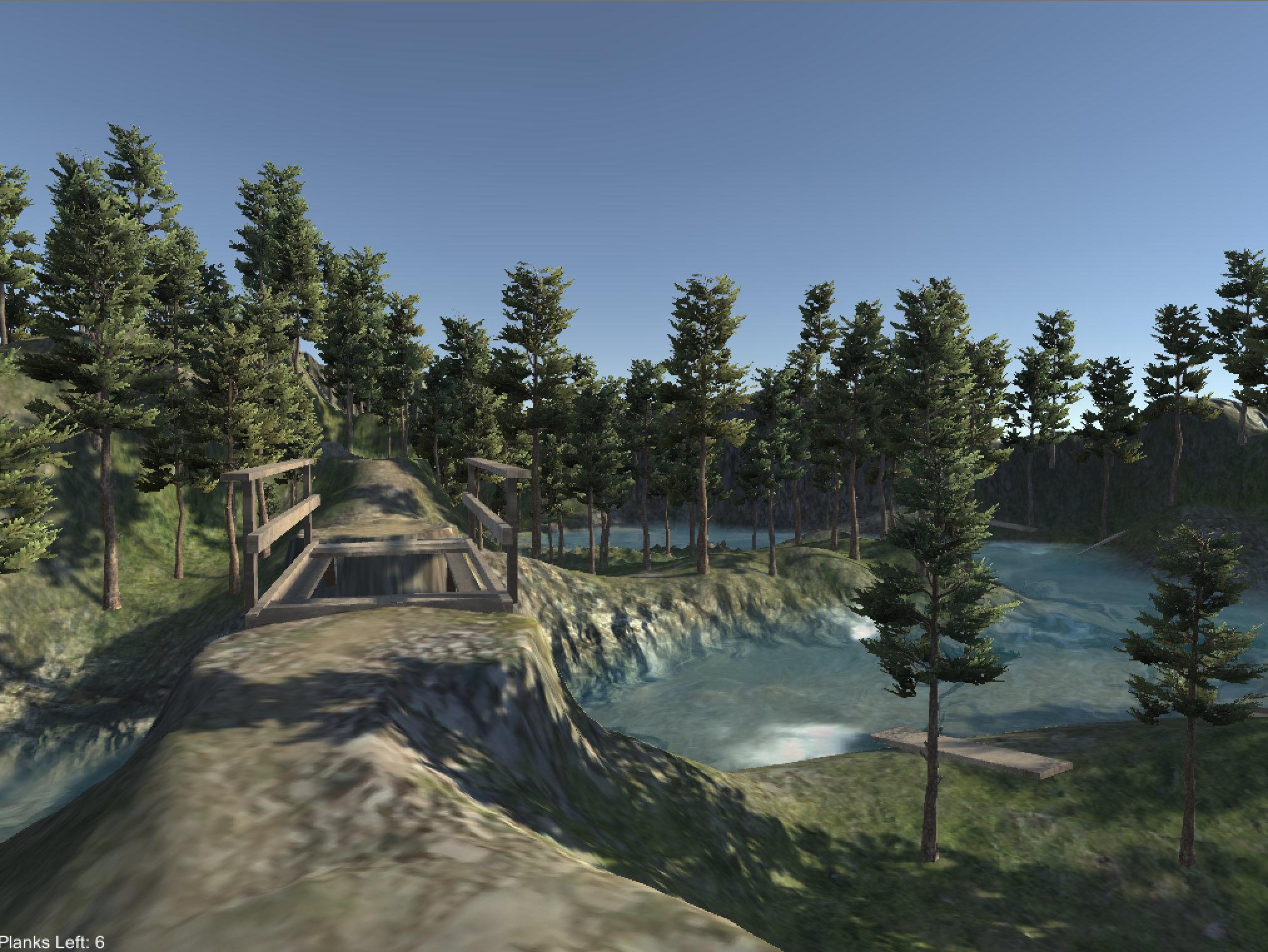 Starting point for the level. In-game screenshot