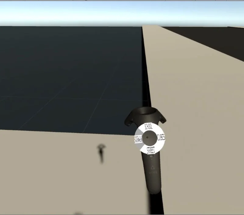 In-Game screenshot of radial menu.