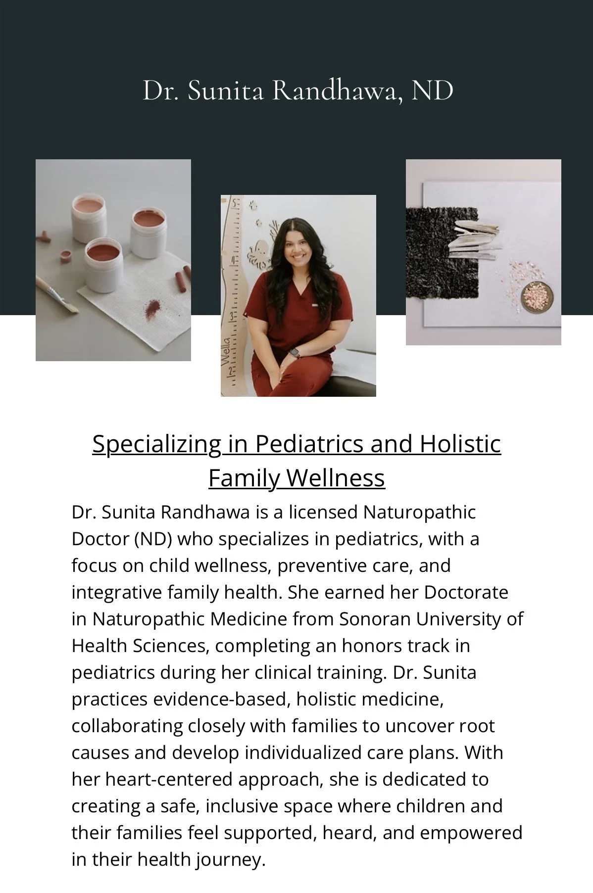 Wella Naturopathic Medicine | Dr. Sunita Randhawa, ND
