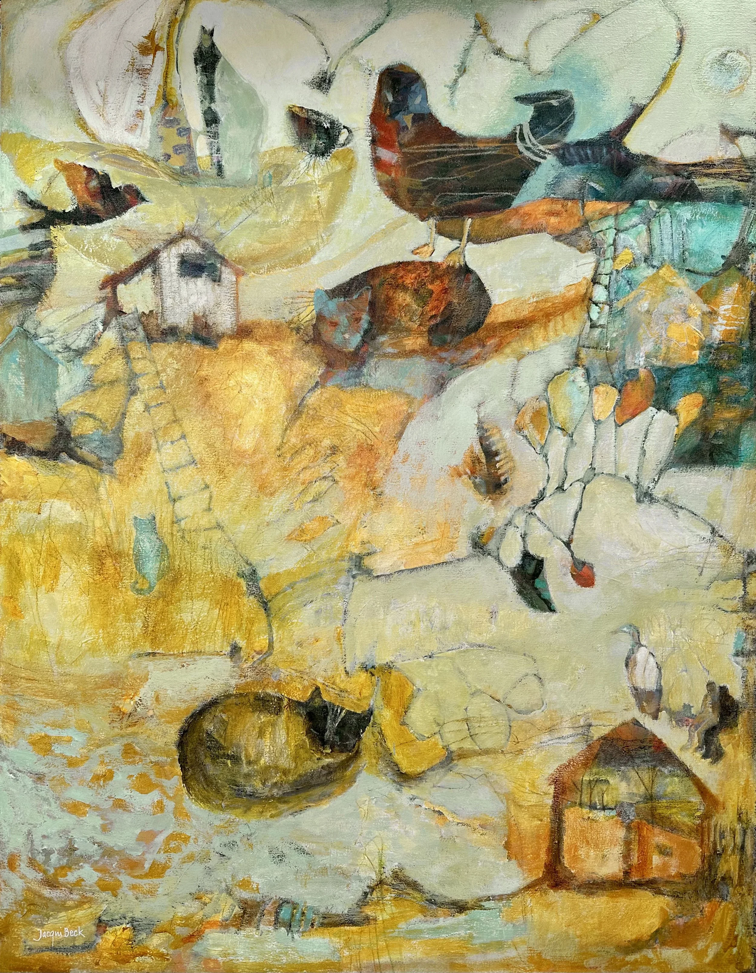 Paintings in Process: A Series of ShortS