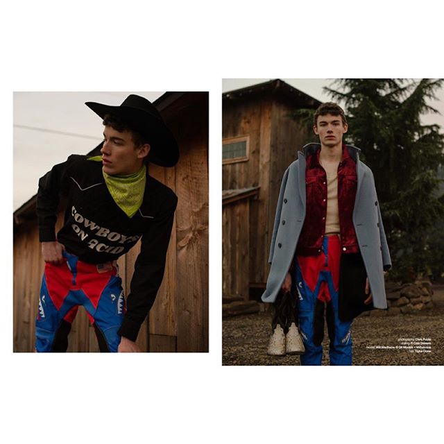 &ldquo;Cowboy on Acid&rdquo; for @schonmagazine featuring @willllllllll678 with @q6models styled by @rcolestevens and grooming by @hair.tighe .
.
.
.
.
.
.
.
#fashion #fashionmagazine #menstyle #editorial #mensfashion #fashioneditorial #country #nyc 