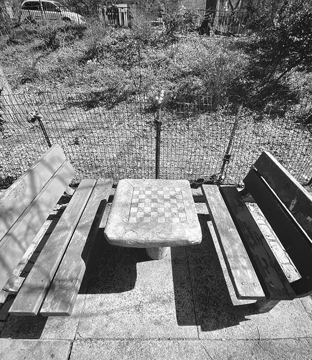 Searching for chess hustlers. Anyone down for a match? Hamilton Heights, Harlem. &bull;-&bull;-&bull;
.
.
.
.
.
.
.
#photography #nyc #blackandwhitephotography #Hamilton #chess #photooftheday #Harlem #HamiltonHeights #WestHarlem #uptown #NYC #ShotOni