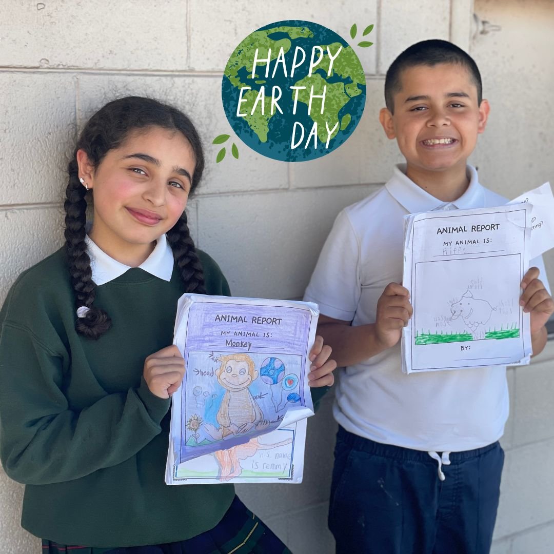 Happy Earth Day! It's inspiring to see future generations learning about animals and how we can care for them. Our 3rd graders did an amazing job presenting their animal reports to the Kindergarteners. Seeing their passion and dedication to protectin