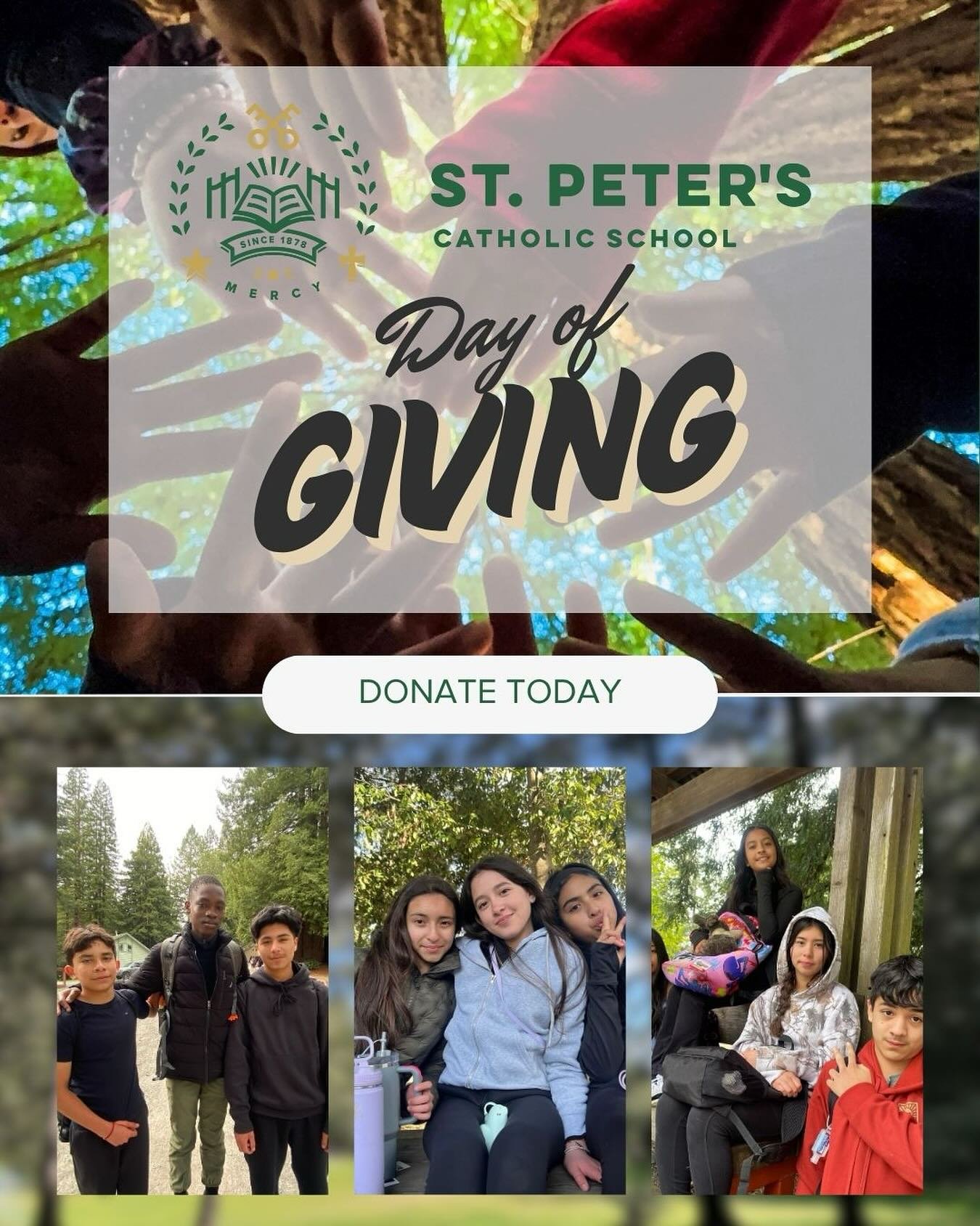 In honor of the upcoming feast day of St. Peter, whom Jesus entrusted with the keys to the kingdom of Heaven, St. Peter&rsquo;s School asks for your donation to help support our middle school leadership activities! 
 
Proving to be significant and me