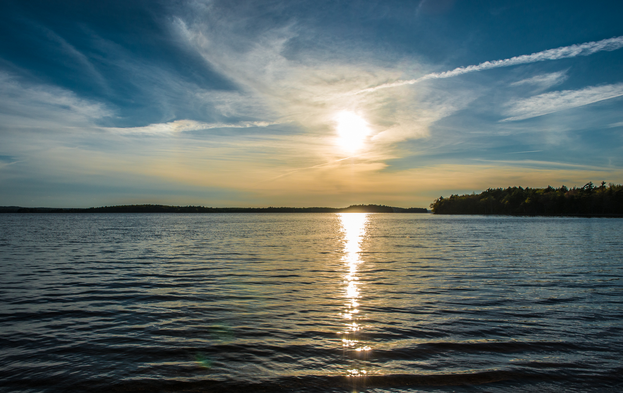 Kejimkujik Lake at sunset