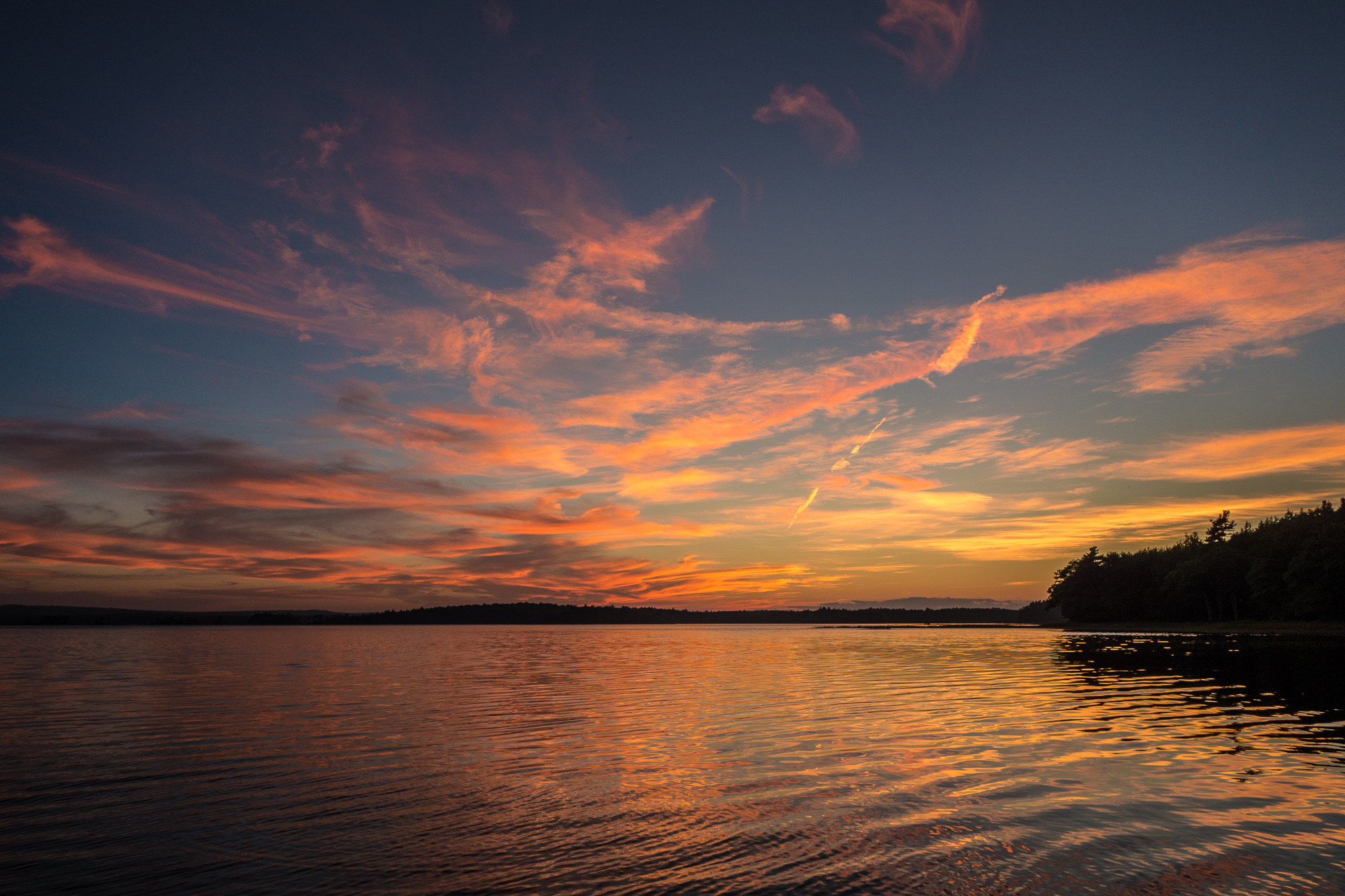 Kejimkujik Lake at sunset