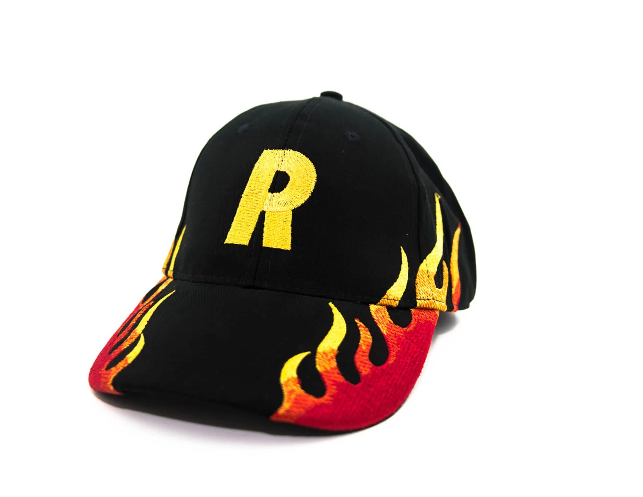 BLACK- FLAME HAT