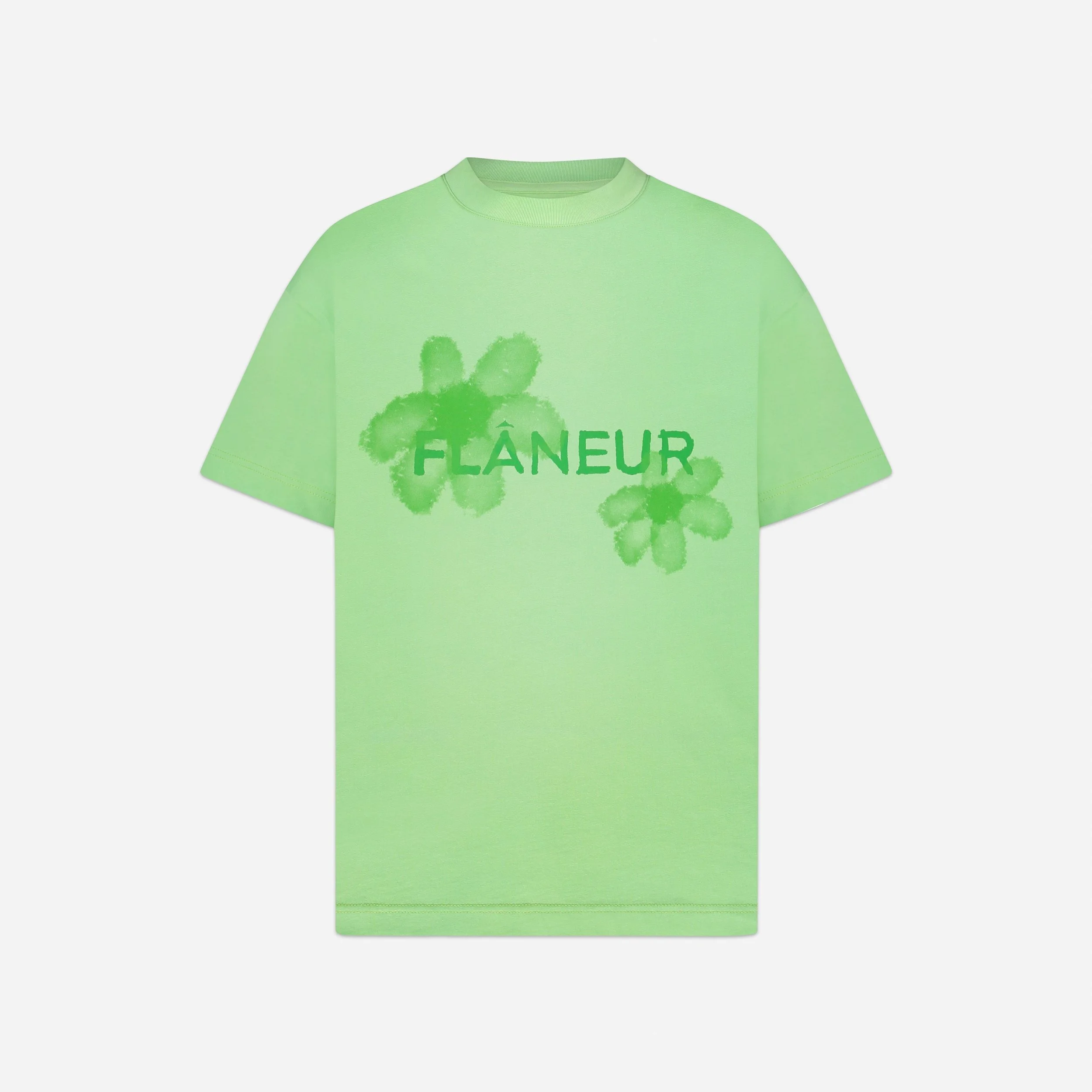 FLANEUR WATERCOLOR GREEN TEE