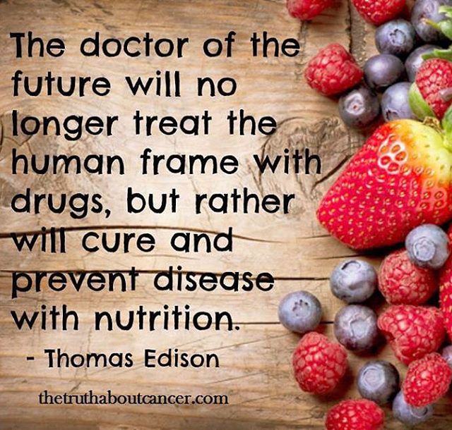 This quote from Thomas Edison was truly ahead of it's time don't you agree? #foodismedicine #justeatrealfood