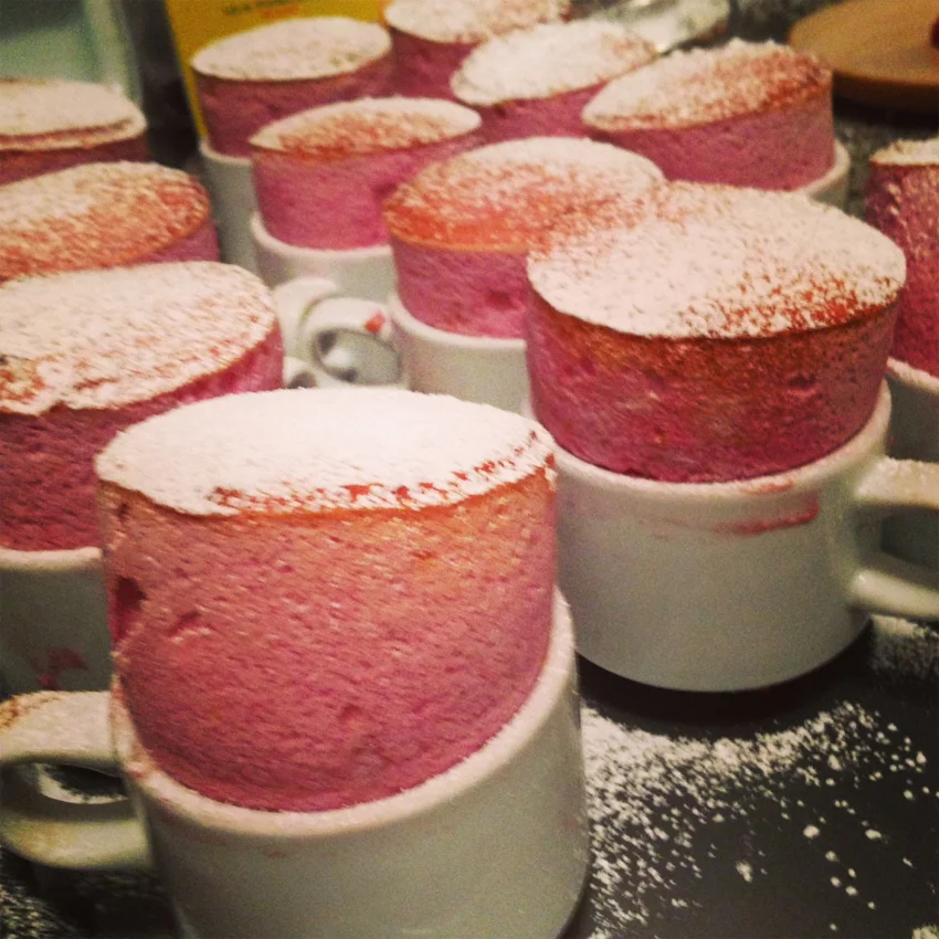 Raspberry Soufflé
