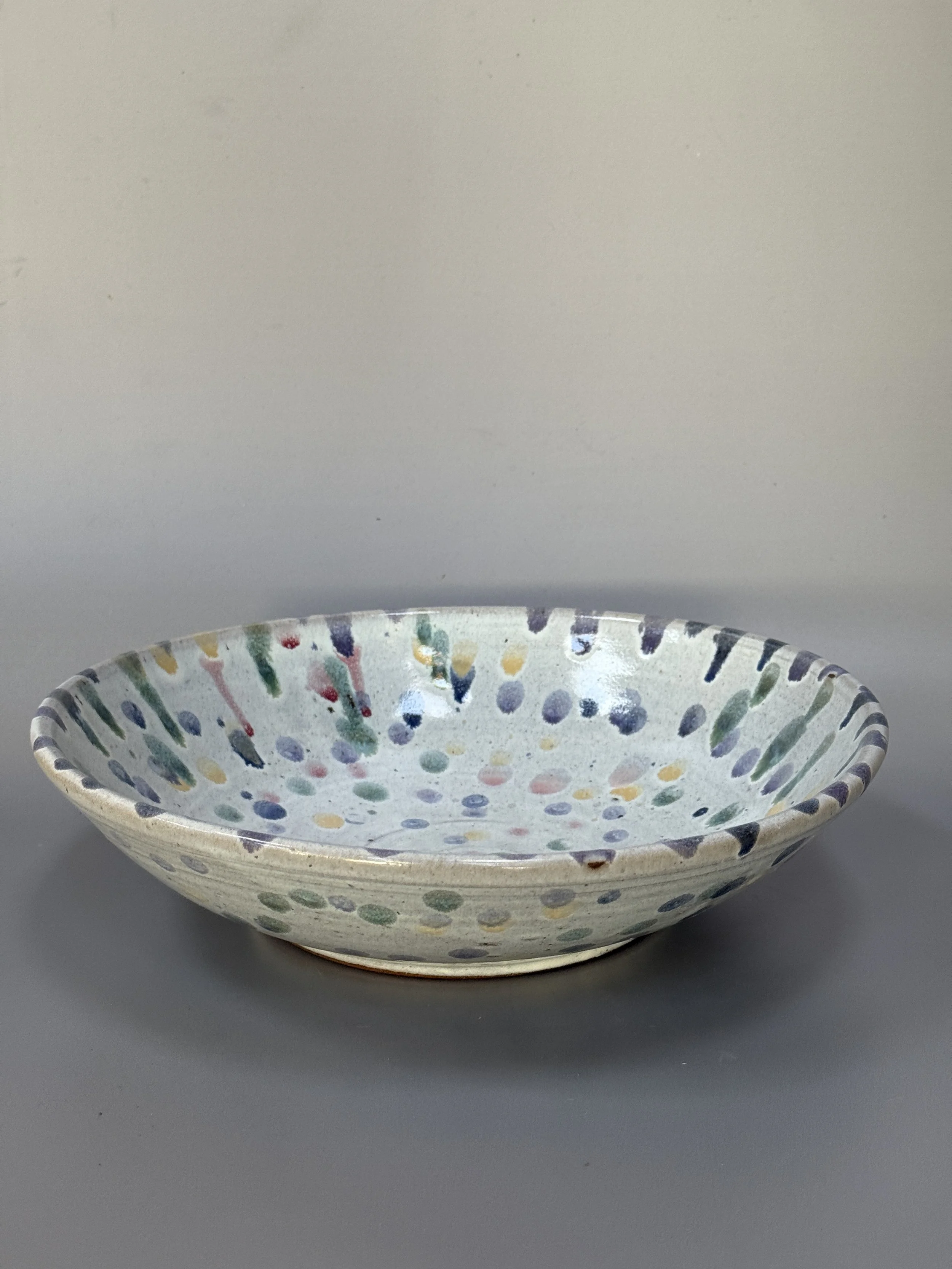 X-large bowl (multicoloured spots)