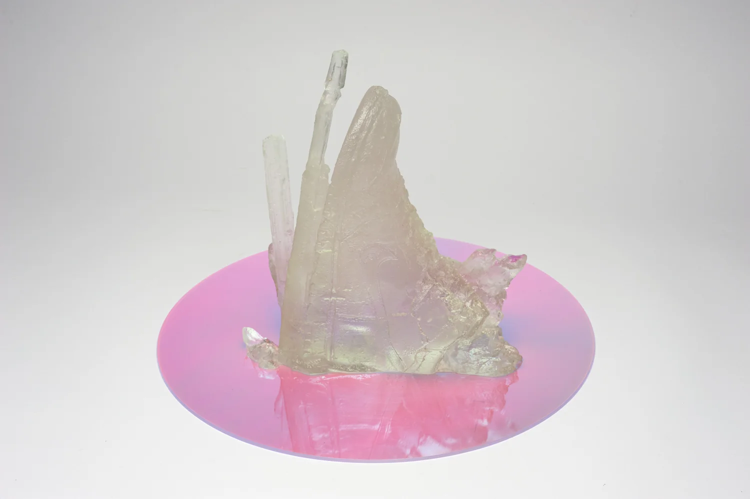   My Nike Will Live Longer Than Me II - Left Shoe , 2017  Glass Crystal, Dichroic Lens  30 x 40 x 40 cm 