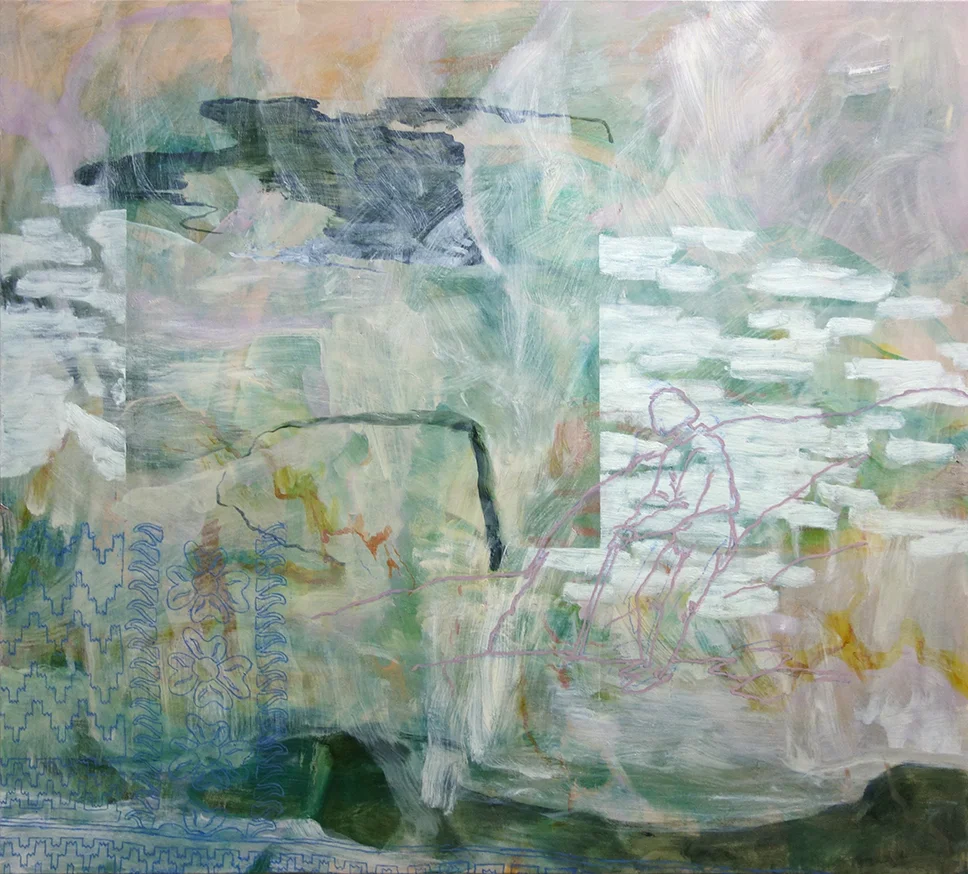 I’d Say That I Can Write Anything And I Would , 2017 oil and pastel on linen 128 x 148 cm