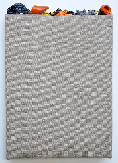  JOEL GAILER  Abstract edge #3 , 2019 acrylic and raw pigment on linen 33 x 23 cm 